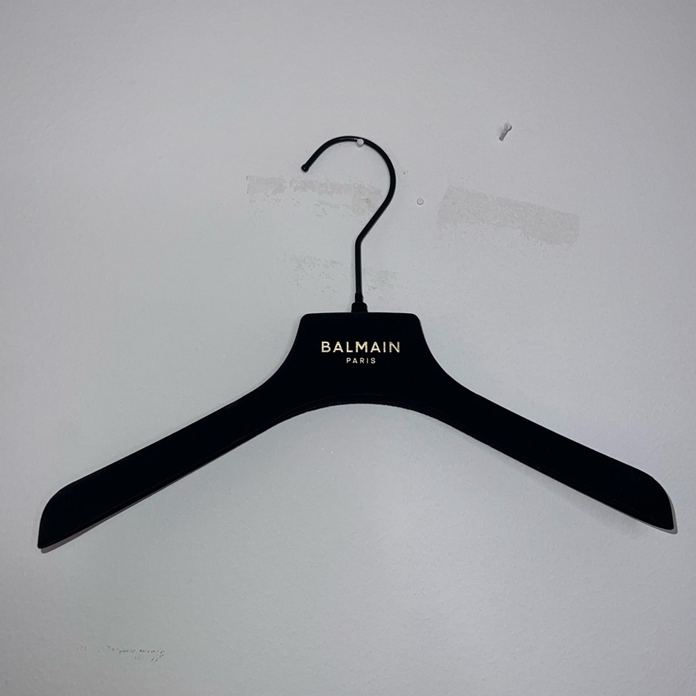 Balmain Kids Hangar Black velvet